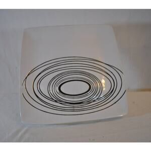 Concentric Circles Dinner Plate by Blum - 11" x 11"